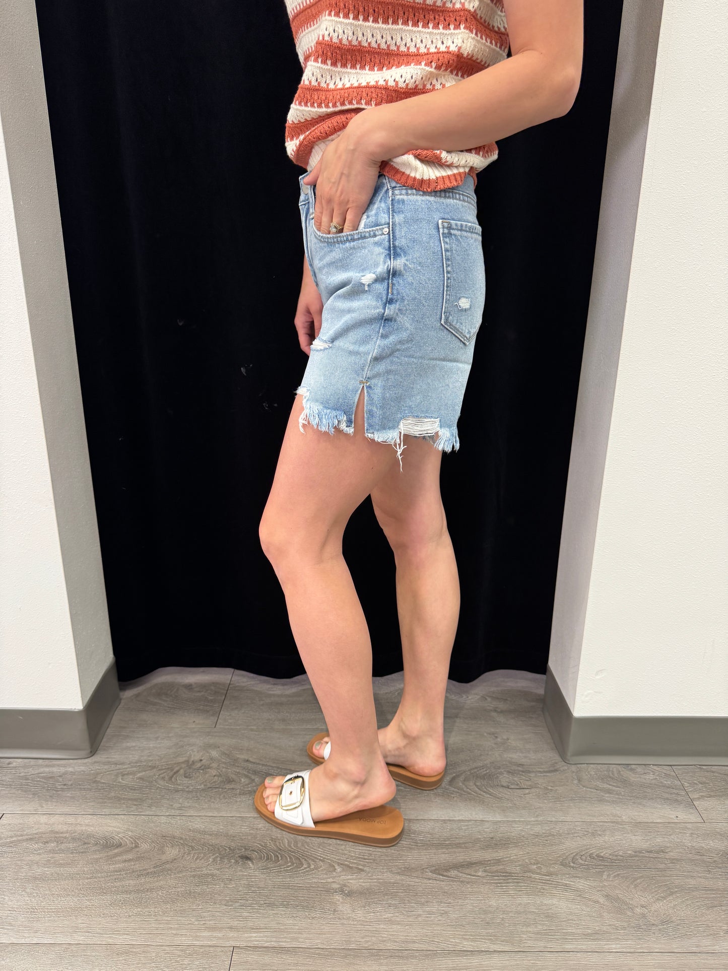 Boyfriend Midi Shorts