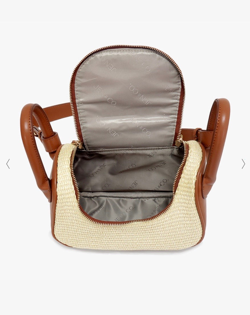 M2721 Susan Straw Large Handle Crossbody
