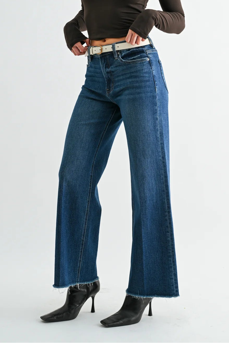 High Rise Wide Seam Trouser Hem