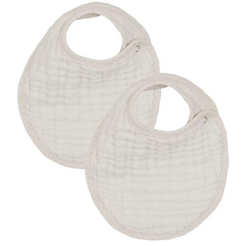 Muslin Bib 2 pack - Gray