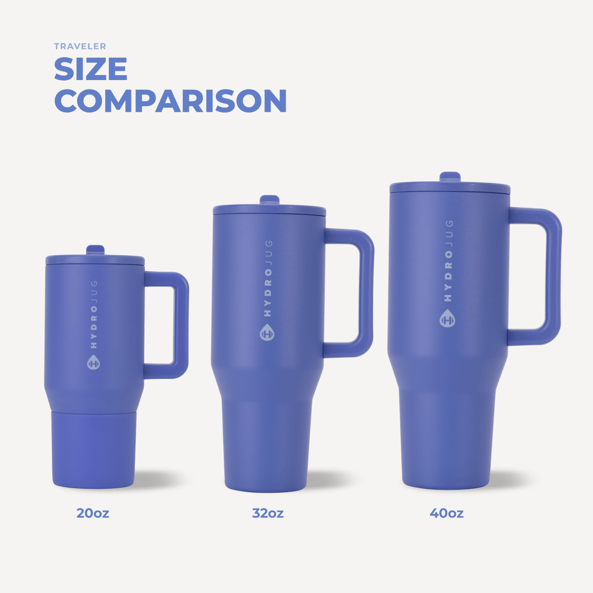Berry Pop HydroJug 40 oz Traveler Tumbler - Three:Twelve Boutique - HydroJug