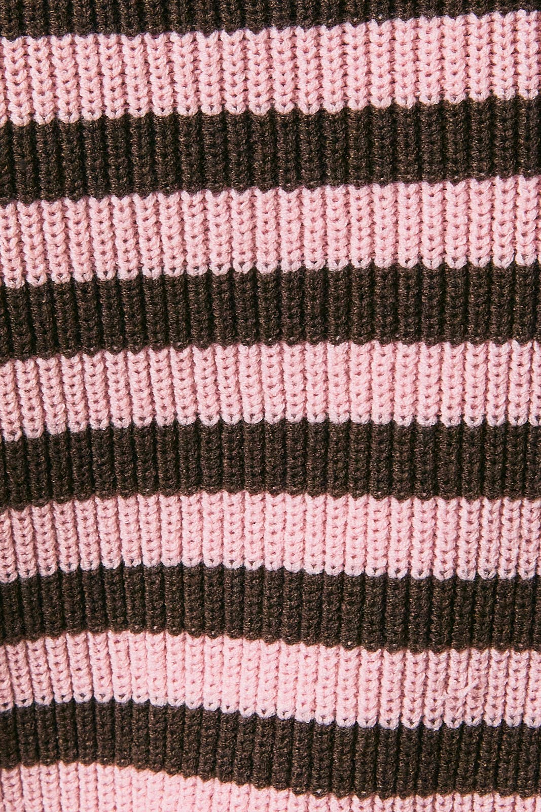 Raglan Striped Crew Neck Button Down Cardigan