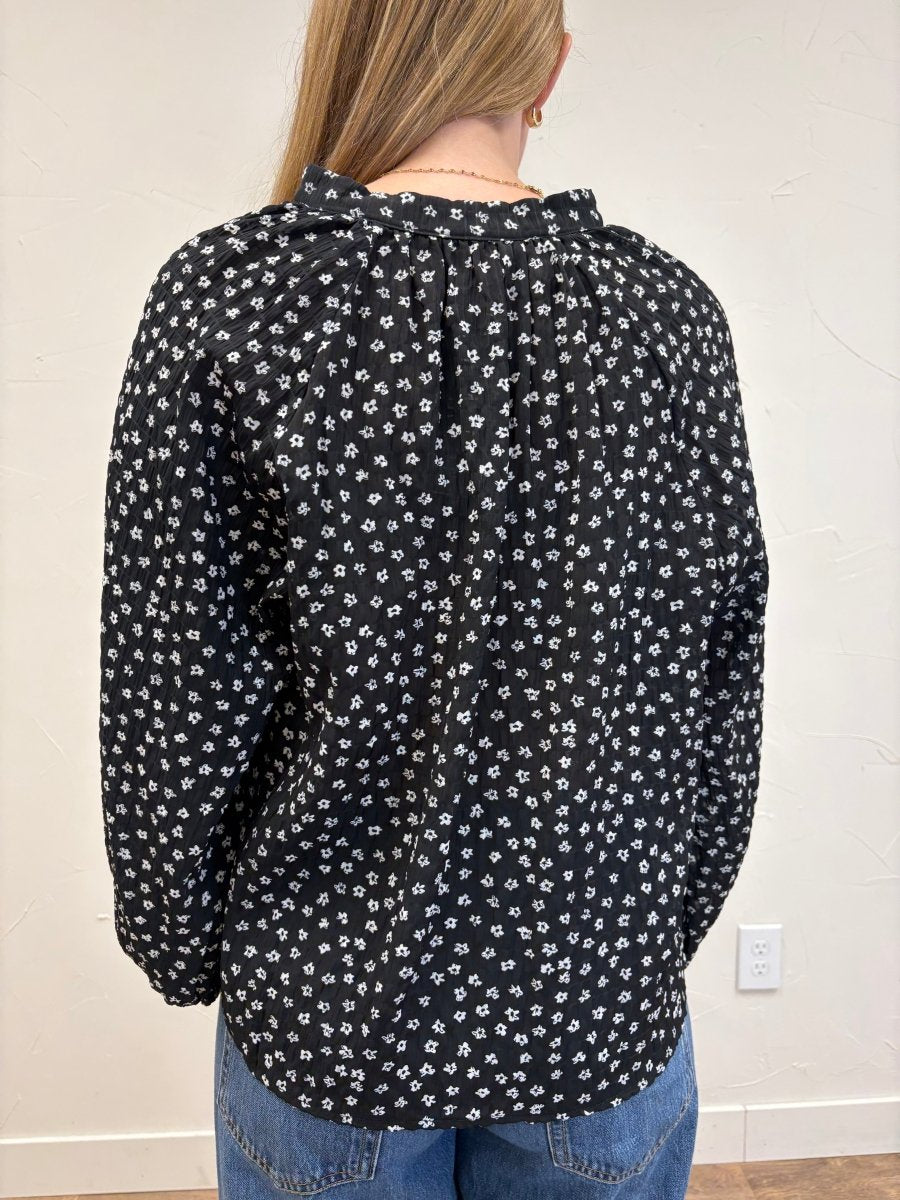 Boho Button Blouse - Three:Twelve Boutique - Mikarose