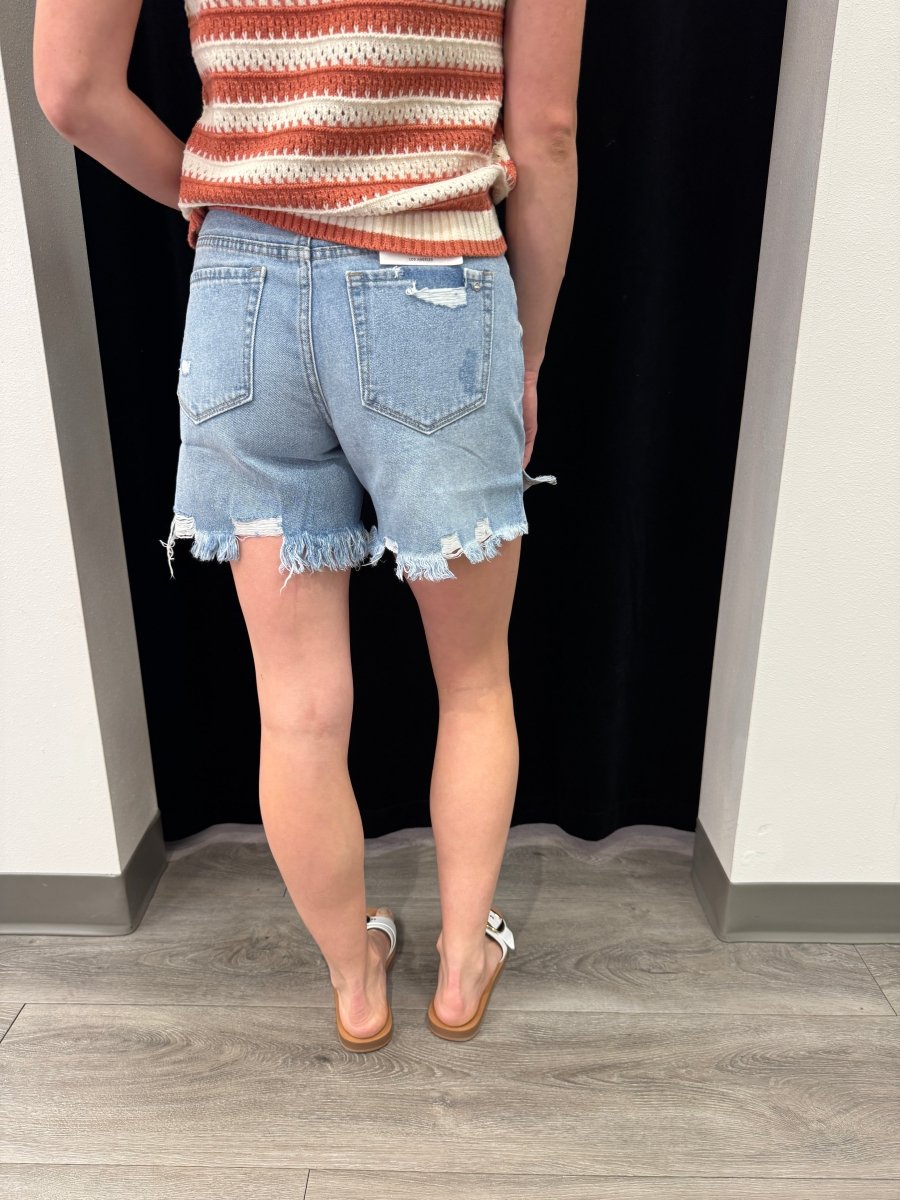 Boyfriend Midi Shorts - Three:Twelve Boutique - Three:Twelve