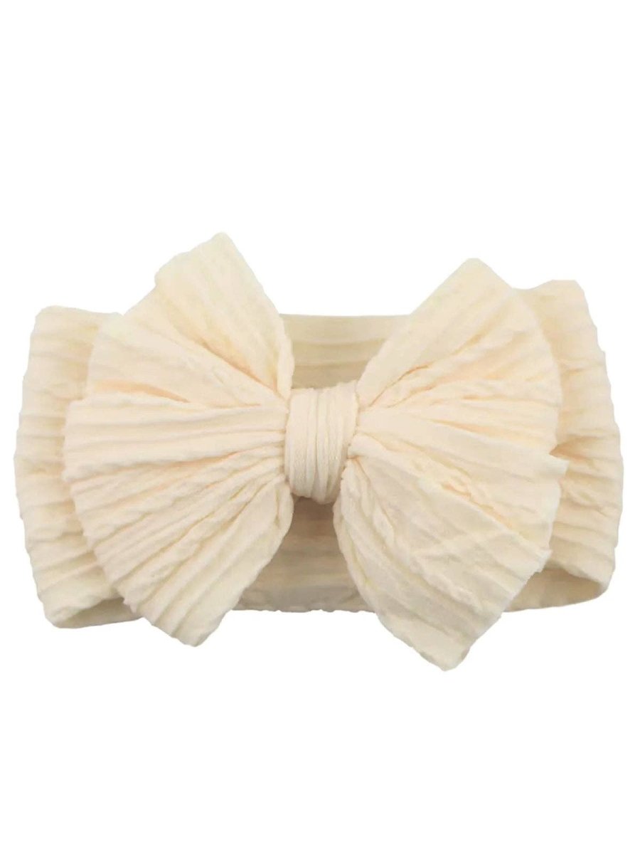 Cable Bow, Cream - Three:Twelve Boutique - SpearmintLOVE