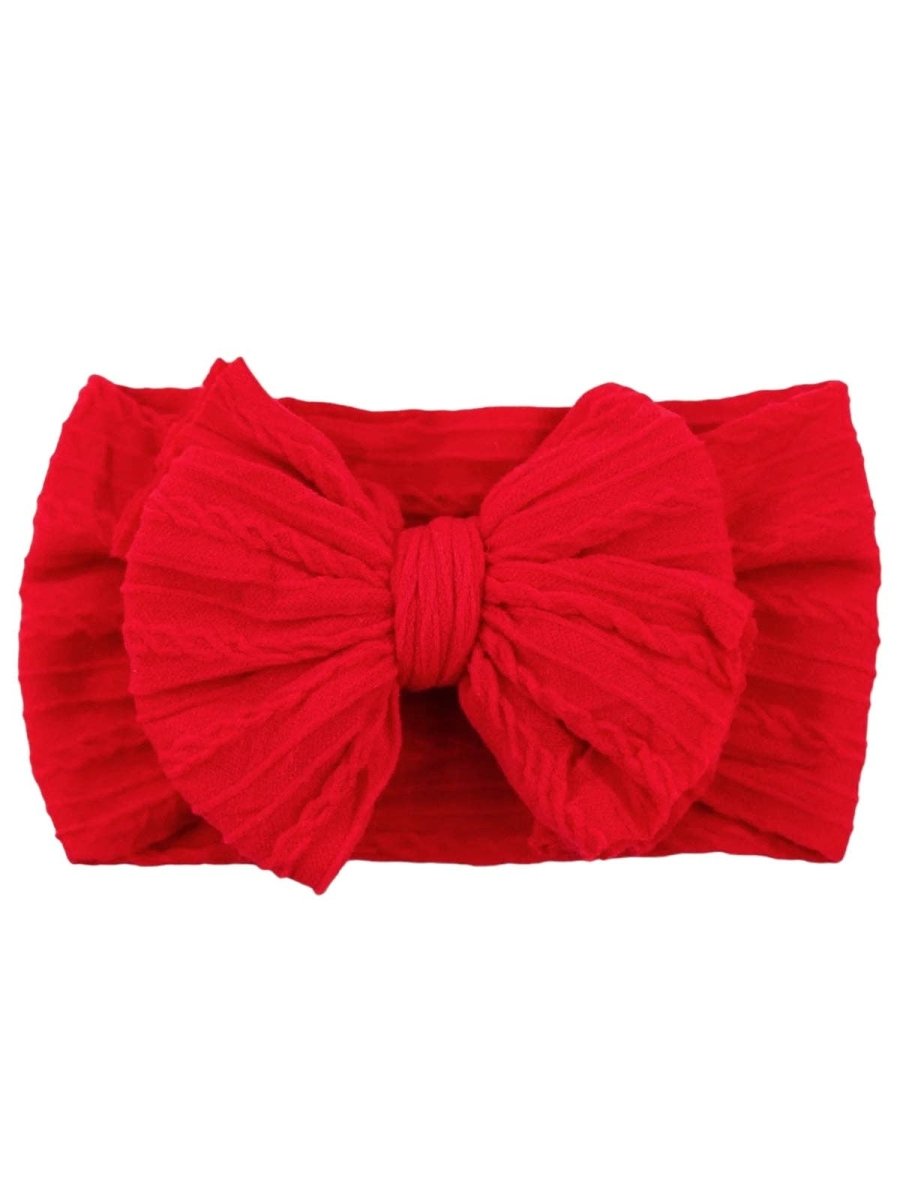 Cable Bow, Red - Three:Twelve Boutique - SpearmintLOVE