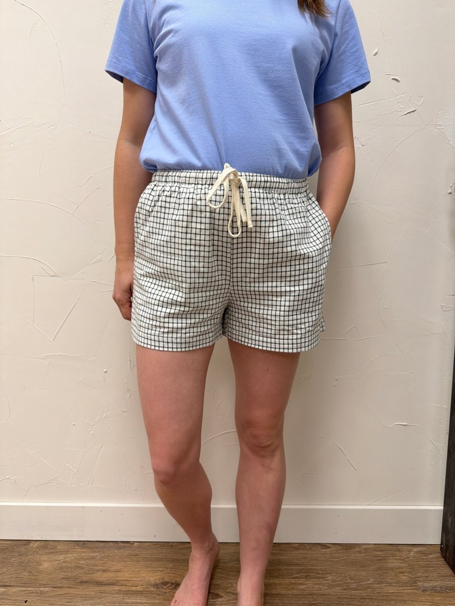 Checkered Shorts - Three:Twelve Boutique - buttermelon