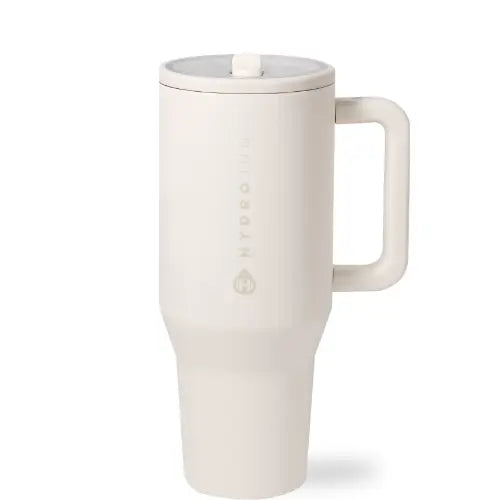 Cream HydroJug 32 oz Traveler Tumbler
