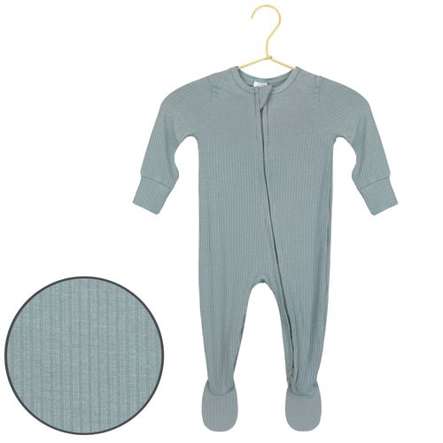 Ford Ribbed Zipper Footies - Three:Twelve Boutique - Lou Lou & Company