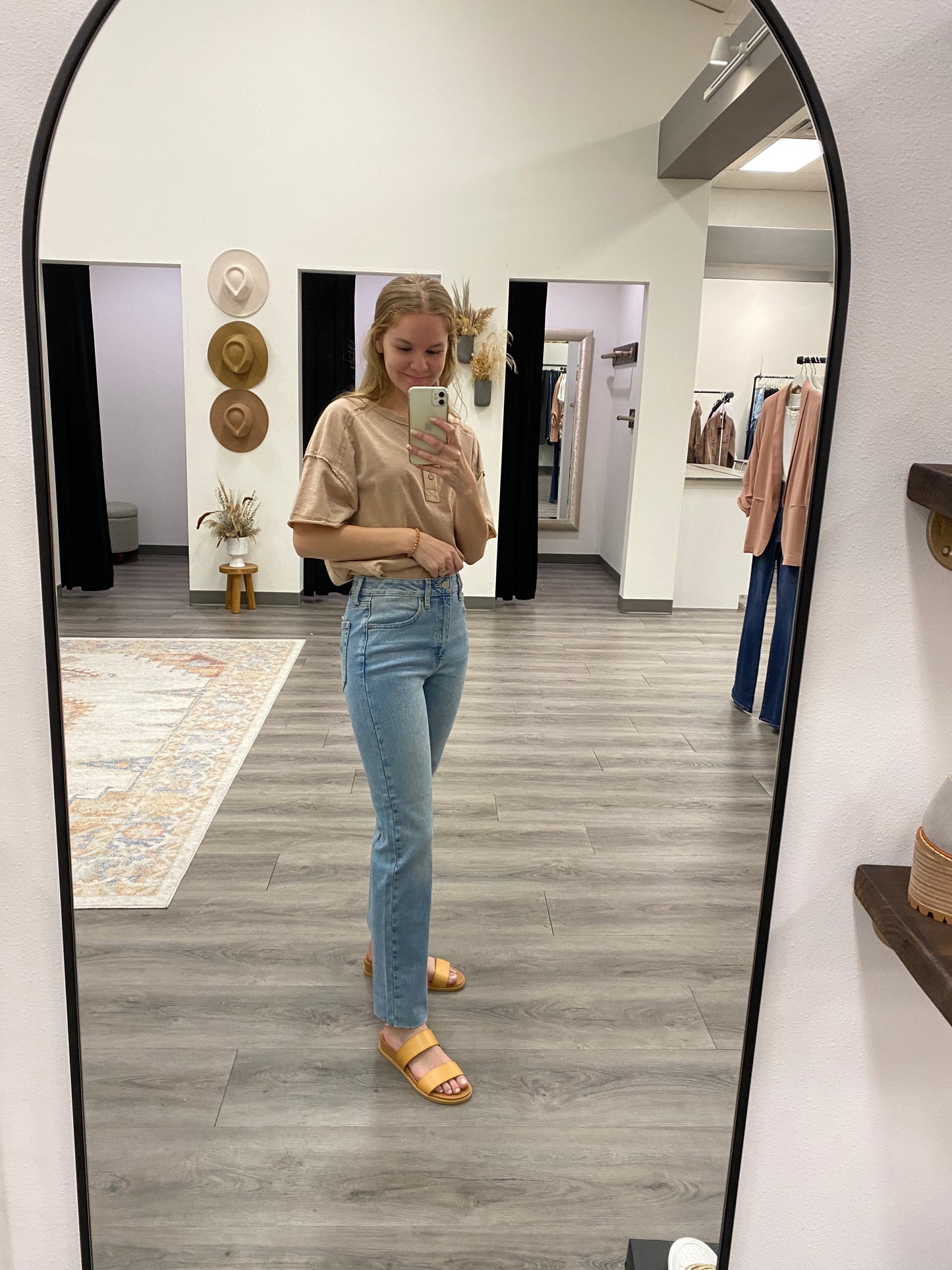 Cut-Off Cropped Straight Leg - Three:Twelve Boutique
