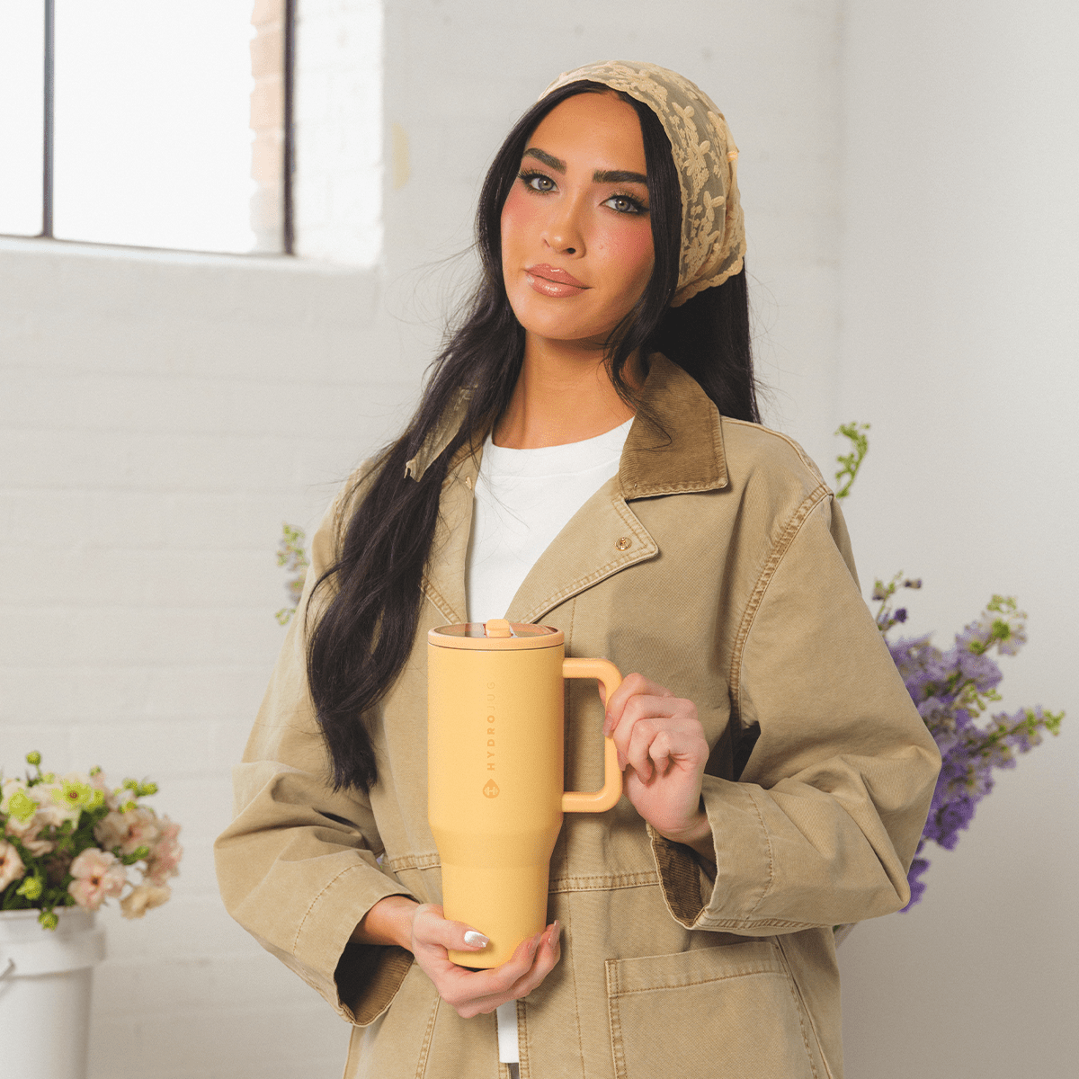 Marigold HydroJug 32 oz Traveler - Three:Twelve Boutique - HydroJug