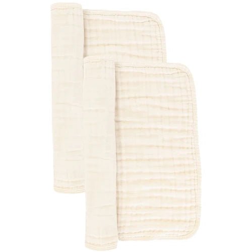 Muslin™ Burp Cloth 2 Pack - Cream - Three:Twelve Boutique - Lou Lou & Company