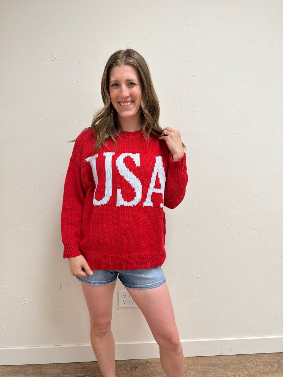 Model wearing Oversized Sweater Top for Women styled for a casual everyday look