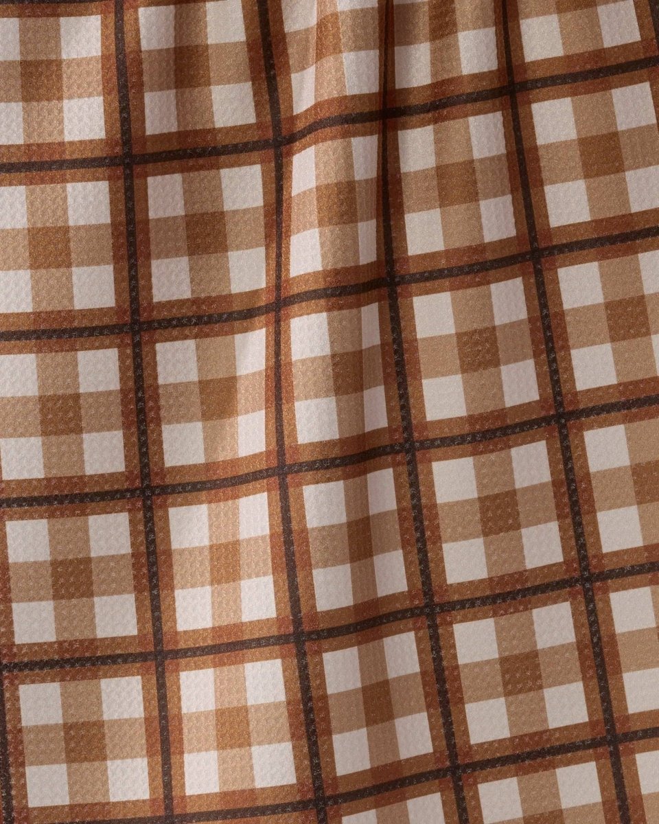 Rich Cocoa Tea Towel - Three:Twelve Boutique - Geometry