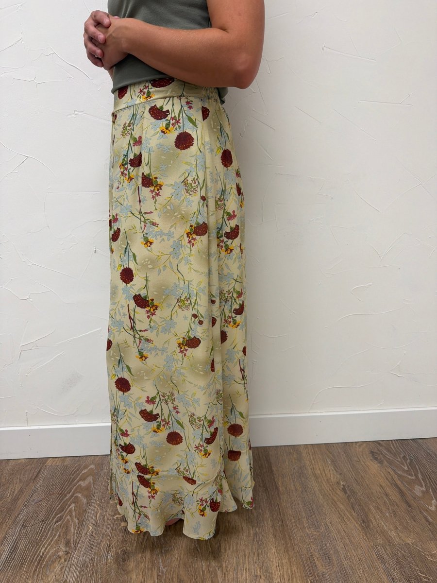 Slit Front Maxi Skirt - Three:Twelve Boutique - Mikarose