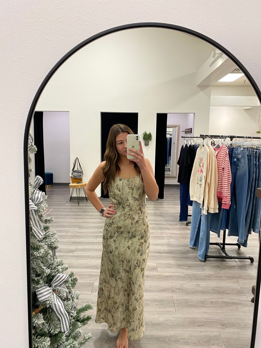 alisha midi dress The Alisha Dress – Elegant Feminine Midi Dress Green / Medium