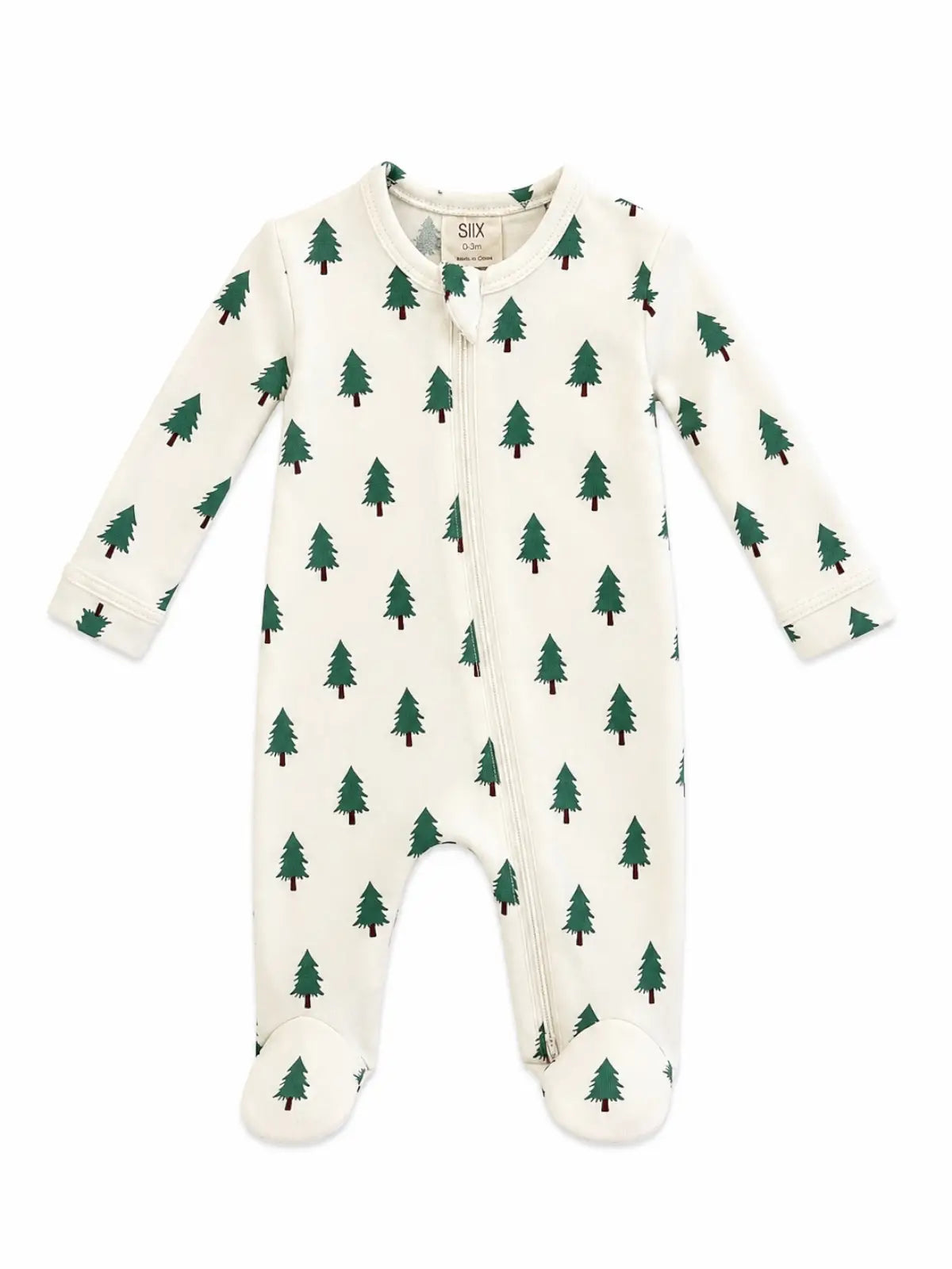 Trees / Organic Zip Footie