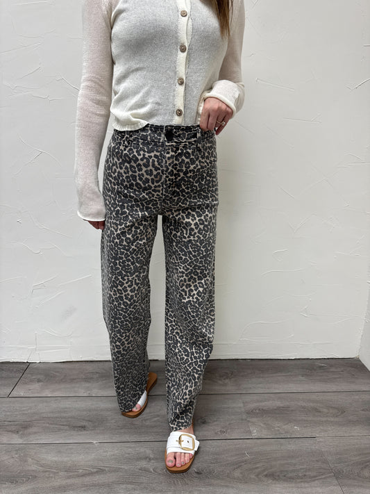 Cheetah Print Jeans