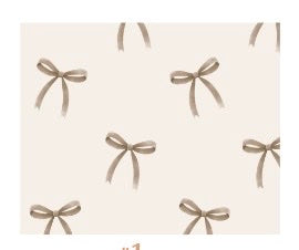 Magnet Phone Wallet, Magnetic card cash wallet: #1 Brown bow