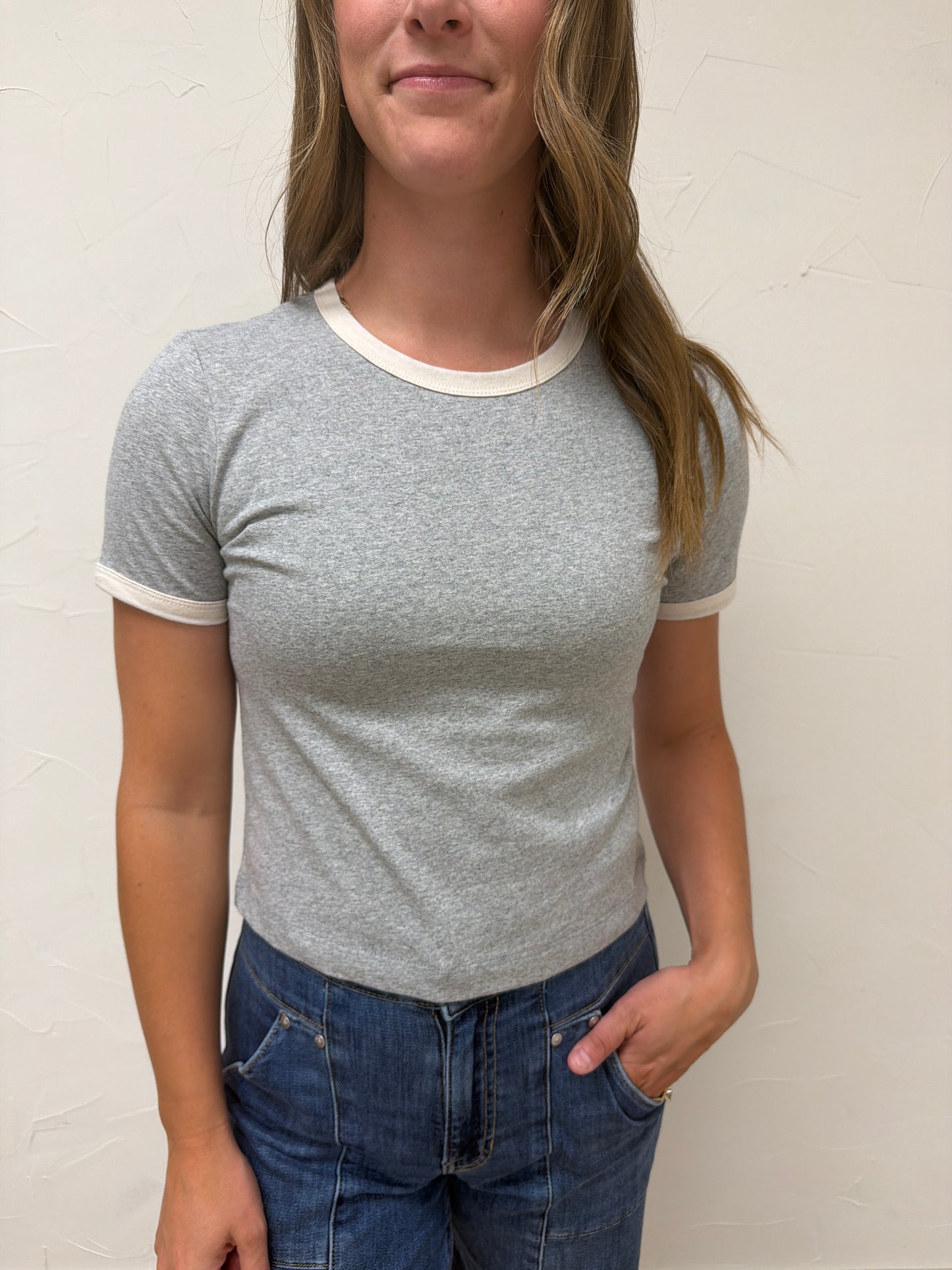 Short Sleeve Ringer Top