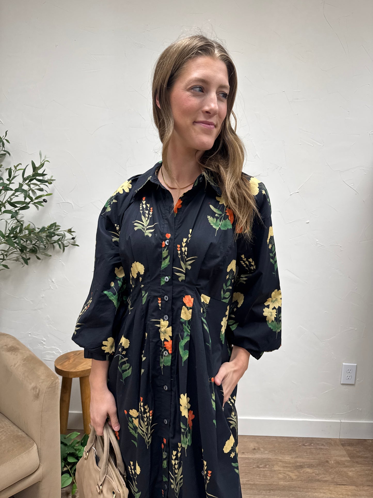 Floral Midi Dress