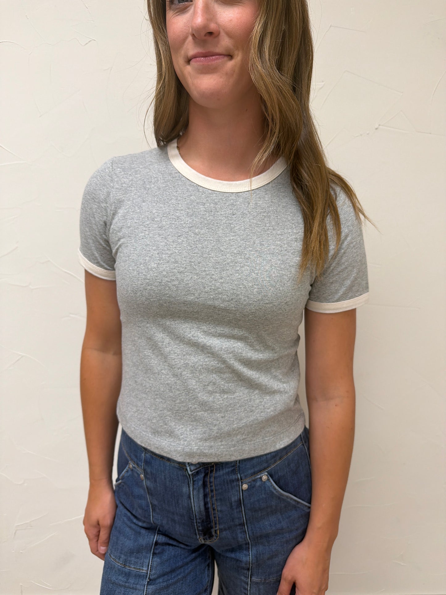 Short Sleeve Ringer Top
