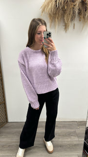 Everlee Loose Fit Soft Sweater Top