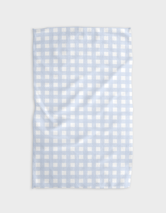 Gigi - Light Blue Geometry Tea Towel