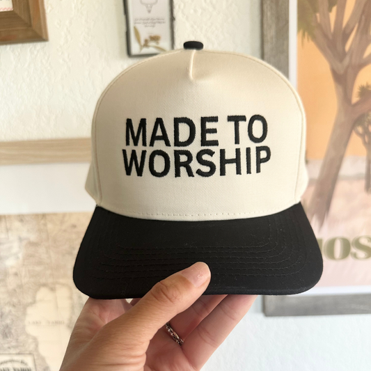 Made To Worship Embroidered Hat