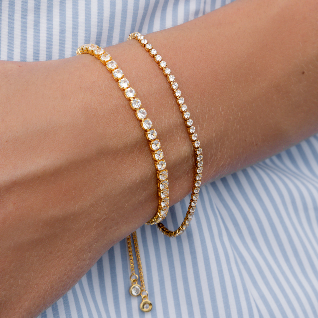 Waterproof 2mm Tennis Bracelet