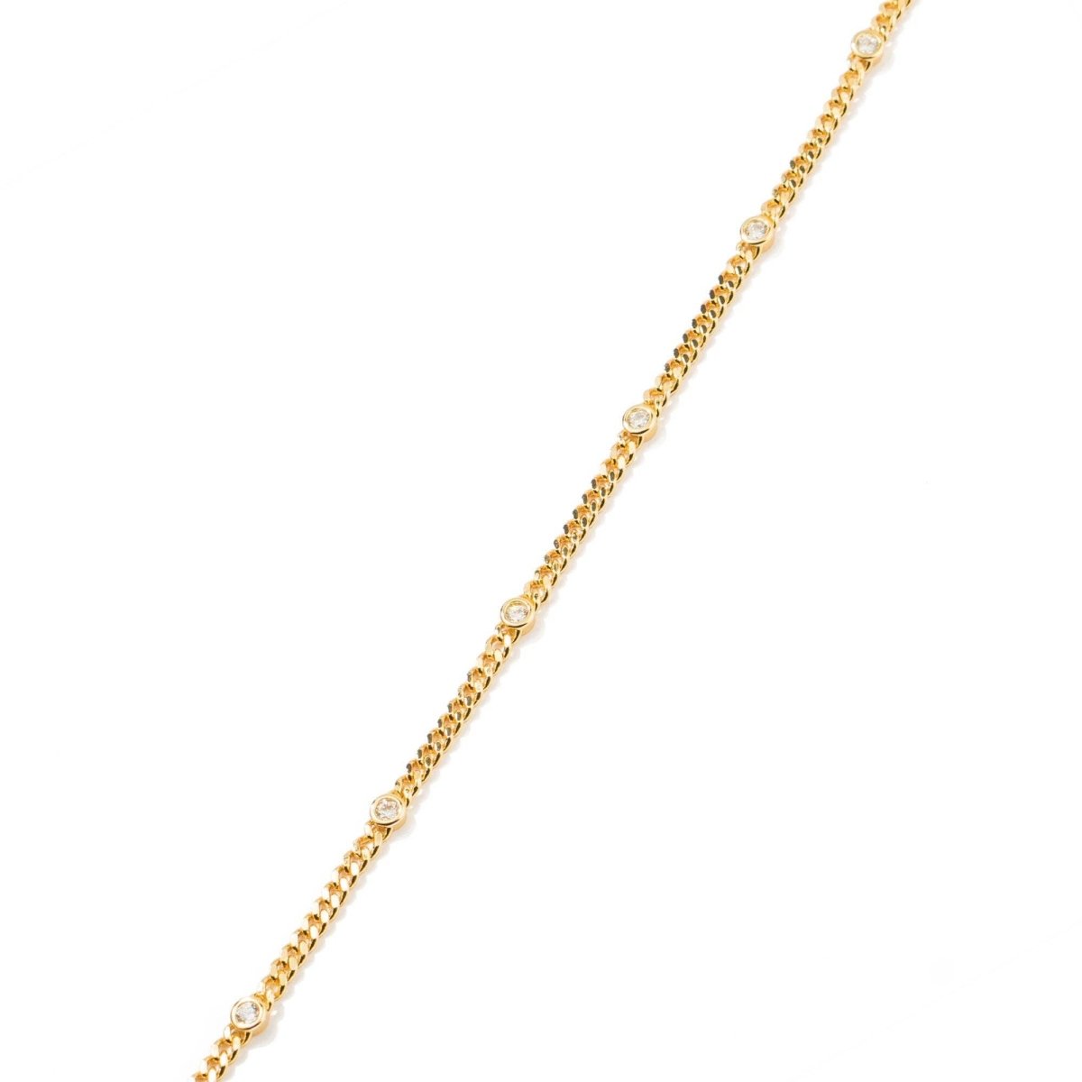 18K Gold Dainty CZ Choker - Three:Twelve Boutique - Brenda Grands Jewelry