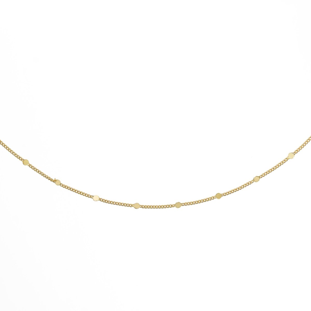 18K Gold Dainty Reflective Choker - Three:Twelve Boutique - Brenda Grands Waterproof Jewelry