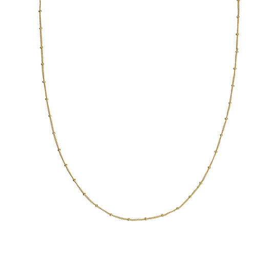 18K Gold Dotted Chain Choker - Three:Twelve Boutique - Brenda Grands Jewelry