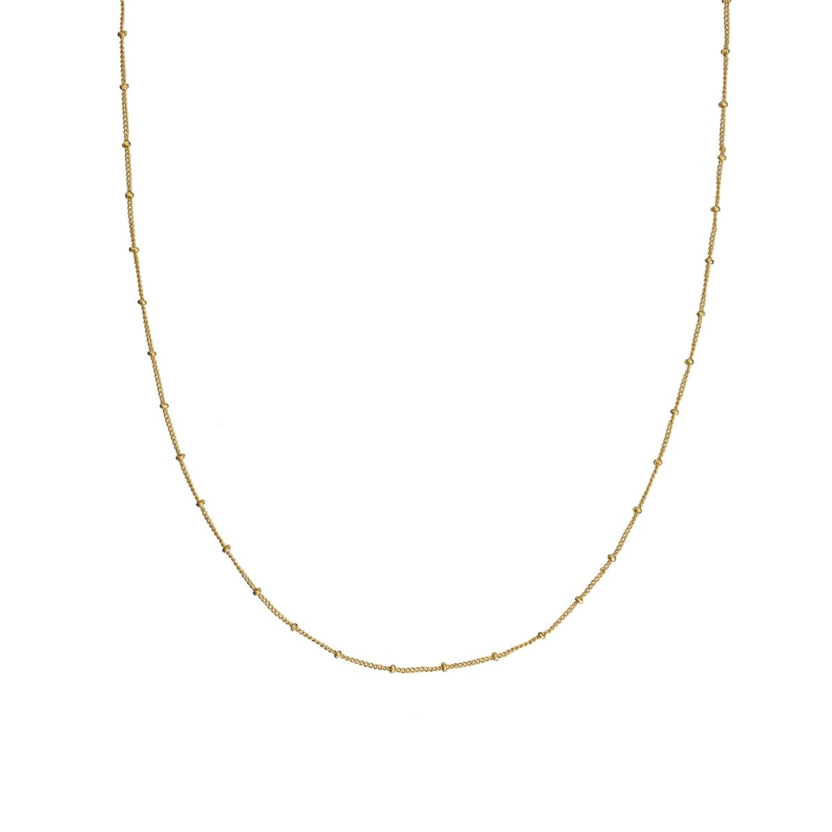 18K Gold Dotted Chain Choker - Three:Twelve Boutique - Brenda Grands Jewelry