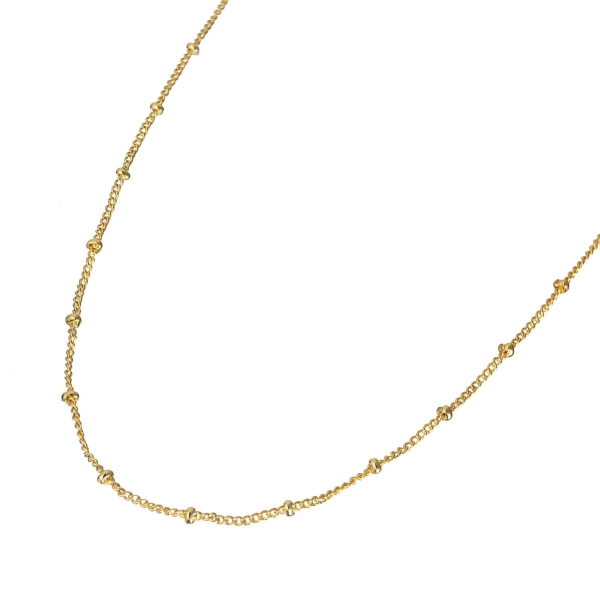 18K Gold Dotted Chain Choker - Three:Twelve Boutique - Brenda Grands Jewelry