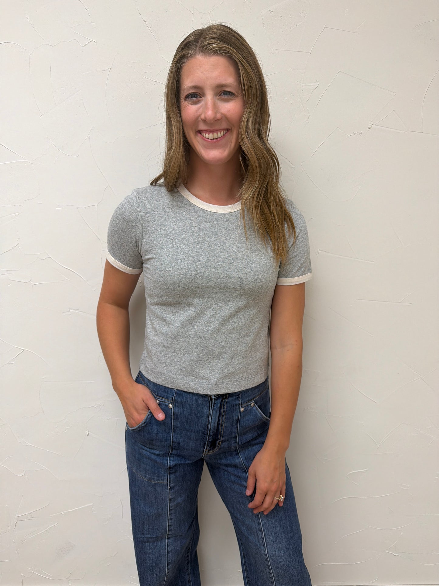 Short Sleeve Ringer Top