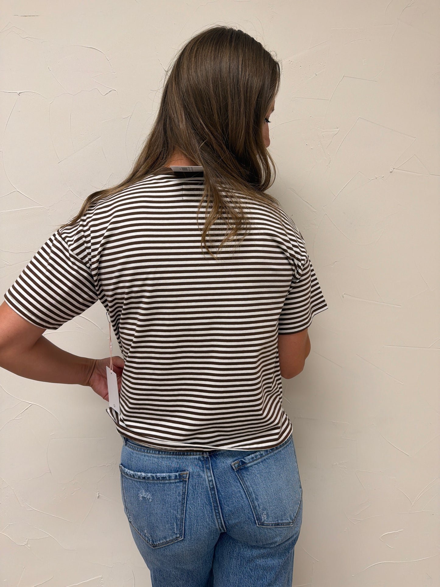 Contrast Neck Band Tee
