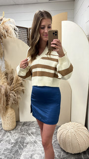 Silk Mini Skirt