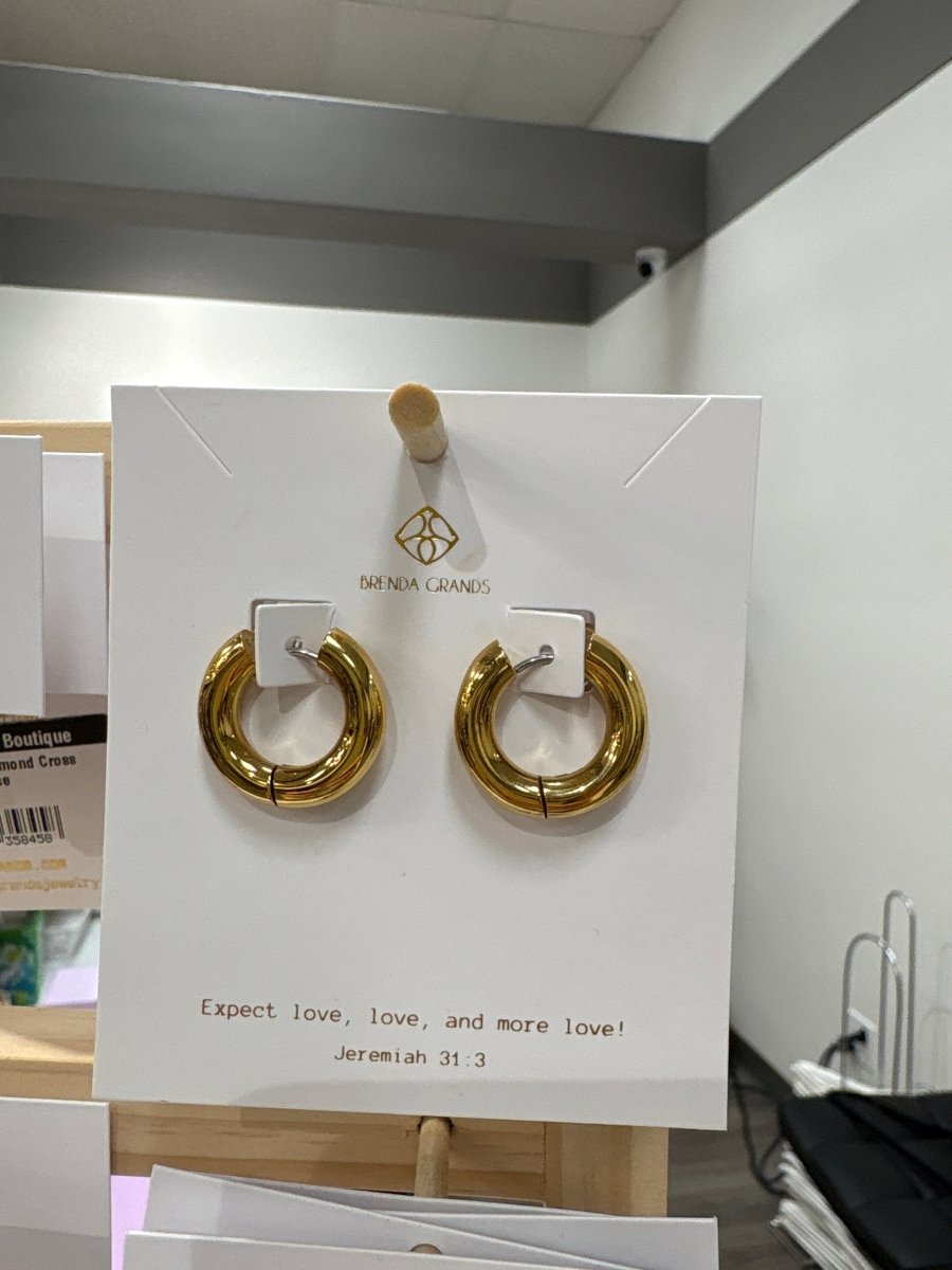 301 Chunky Min Hoops - Three:Twelve Boutique - Three:Twelve