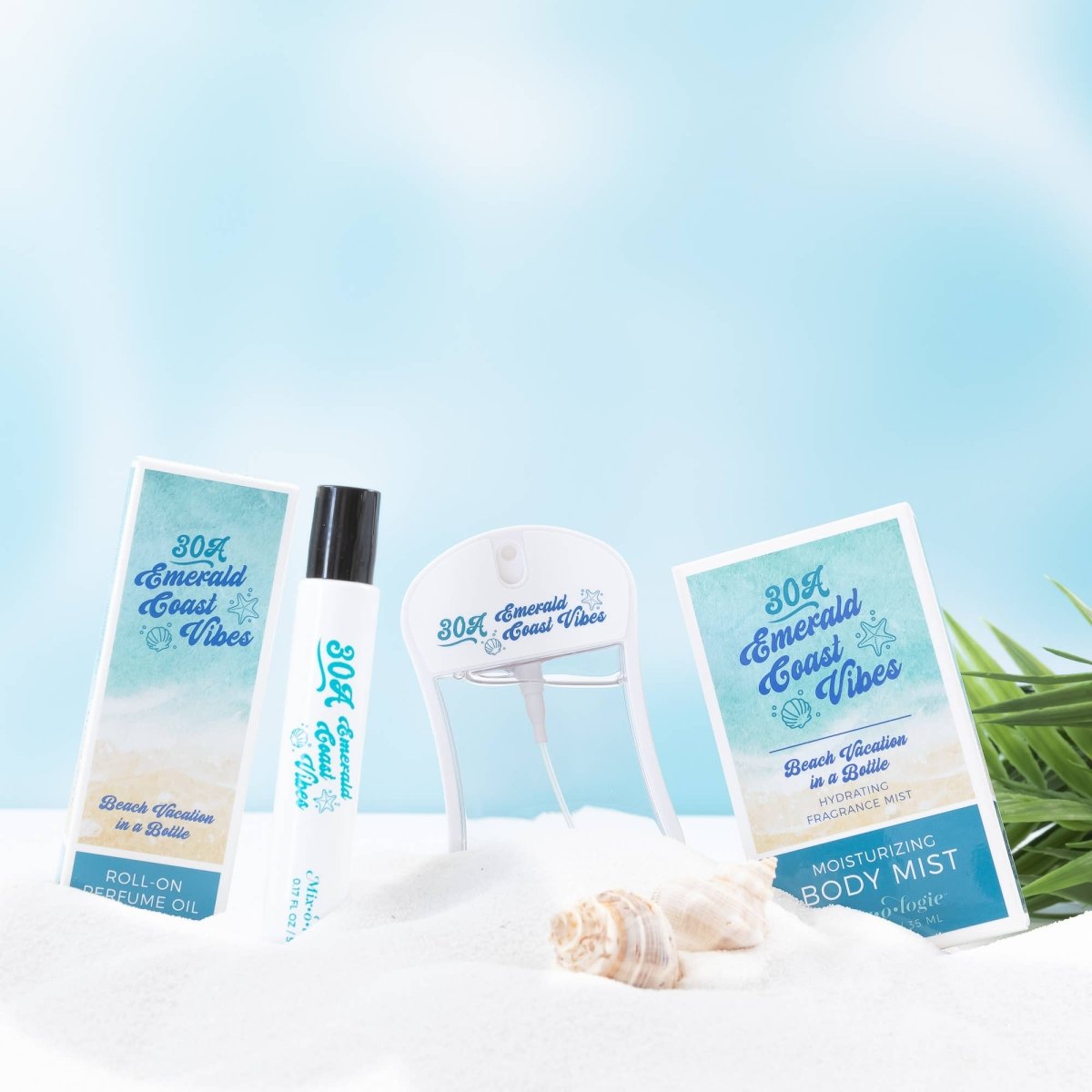 30A Emerald Coast Vibes | Rollerball Perfume Oil Roll-On - Three:Twelve Boutique - Mixologie