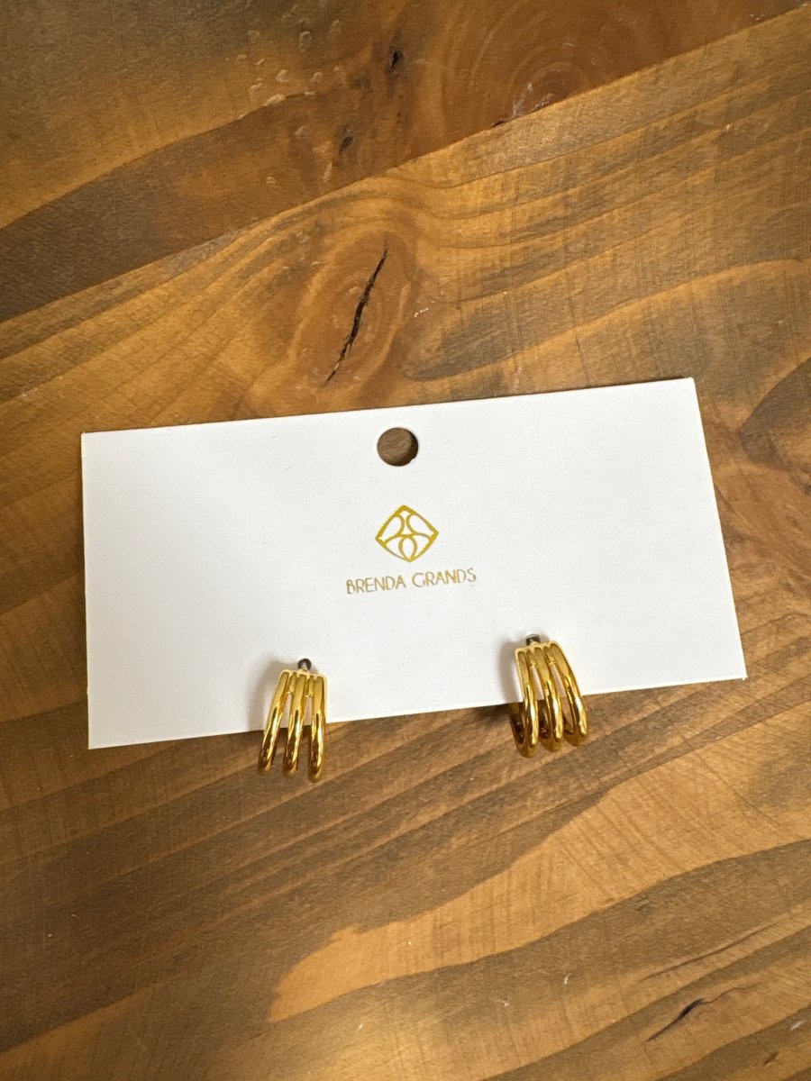 332 Triple Mini Hoops - Three:Twelve Boutique - Three:Twelve