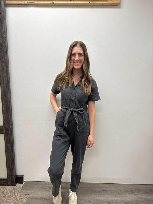 Kendall Washed Utility Jumpsuit