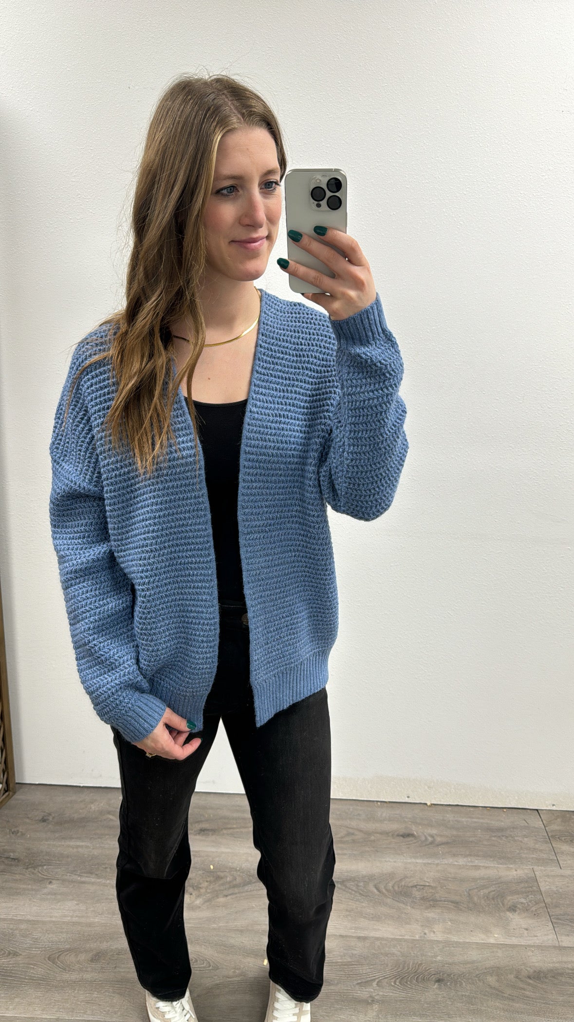 Open Texture Cardigan