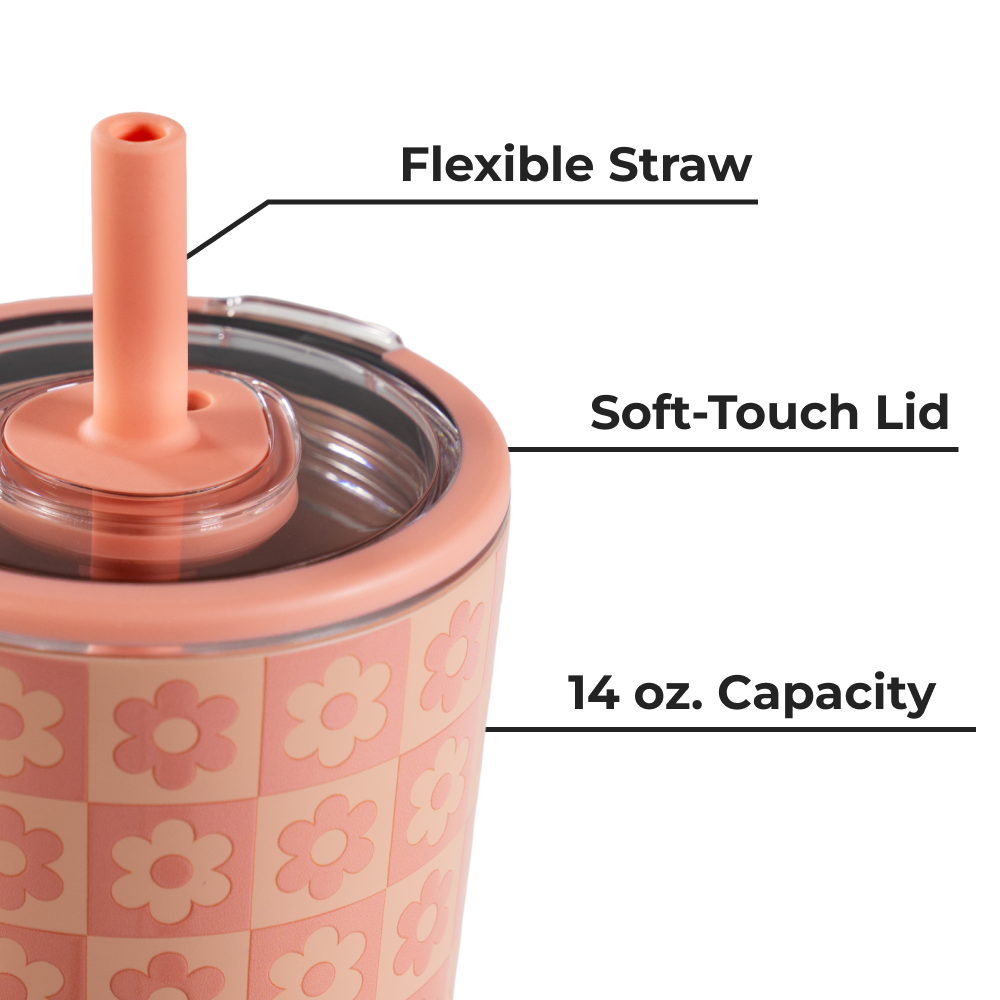 Daisy Checkers HydroJug 14 oz Everyday Tumbler