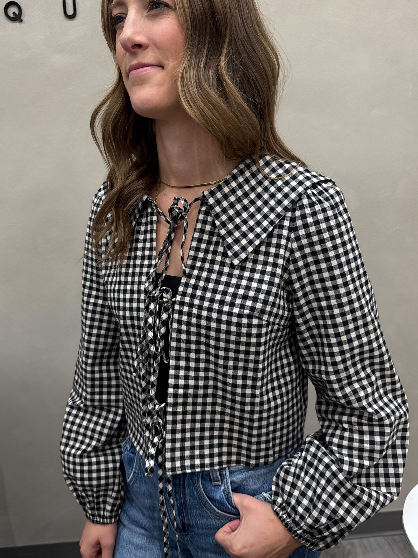 Checkered Blouse