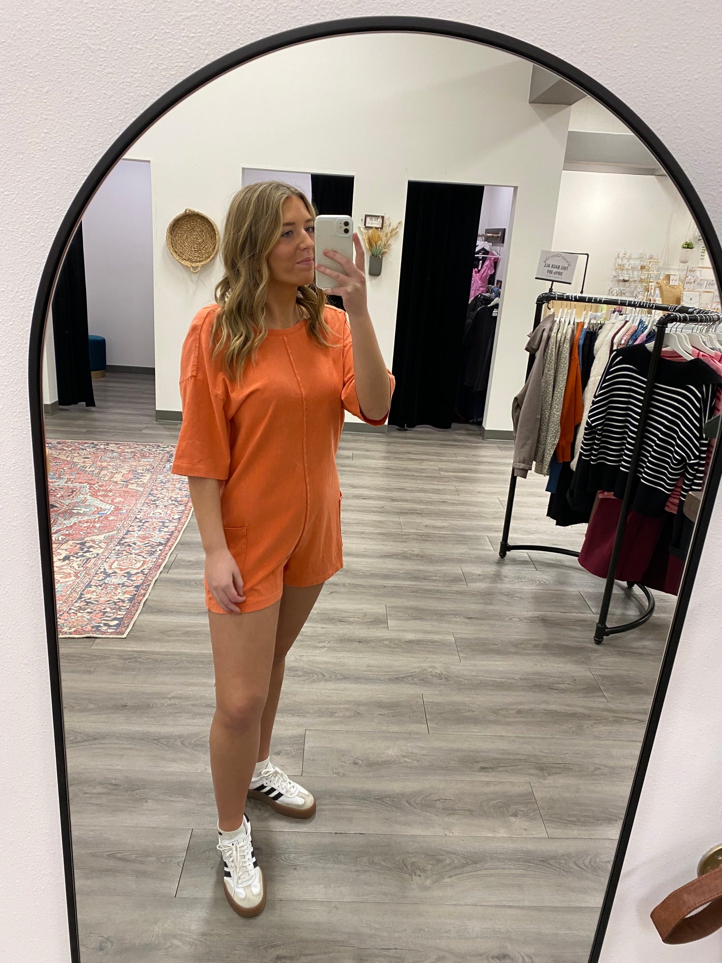 V Neck T Shirt Romper