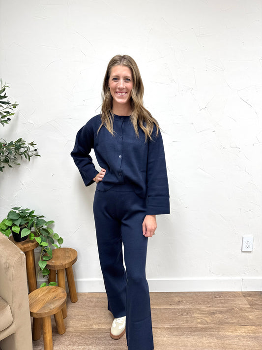 High Waisted Sweater Pants