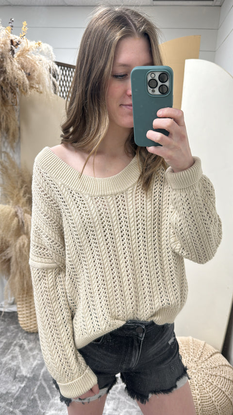 Loose Fit Summer Sweater Top