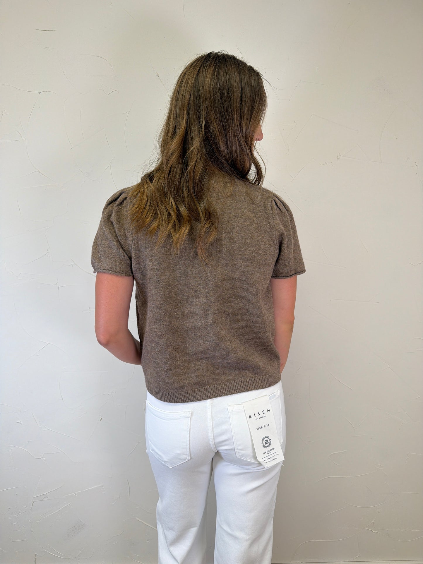 Short Sleeve Sweater Cardigan