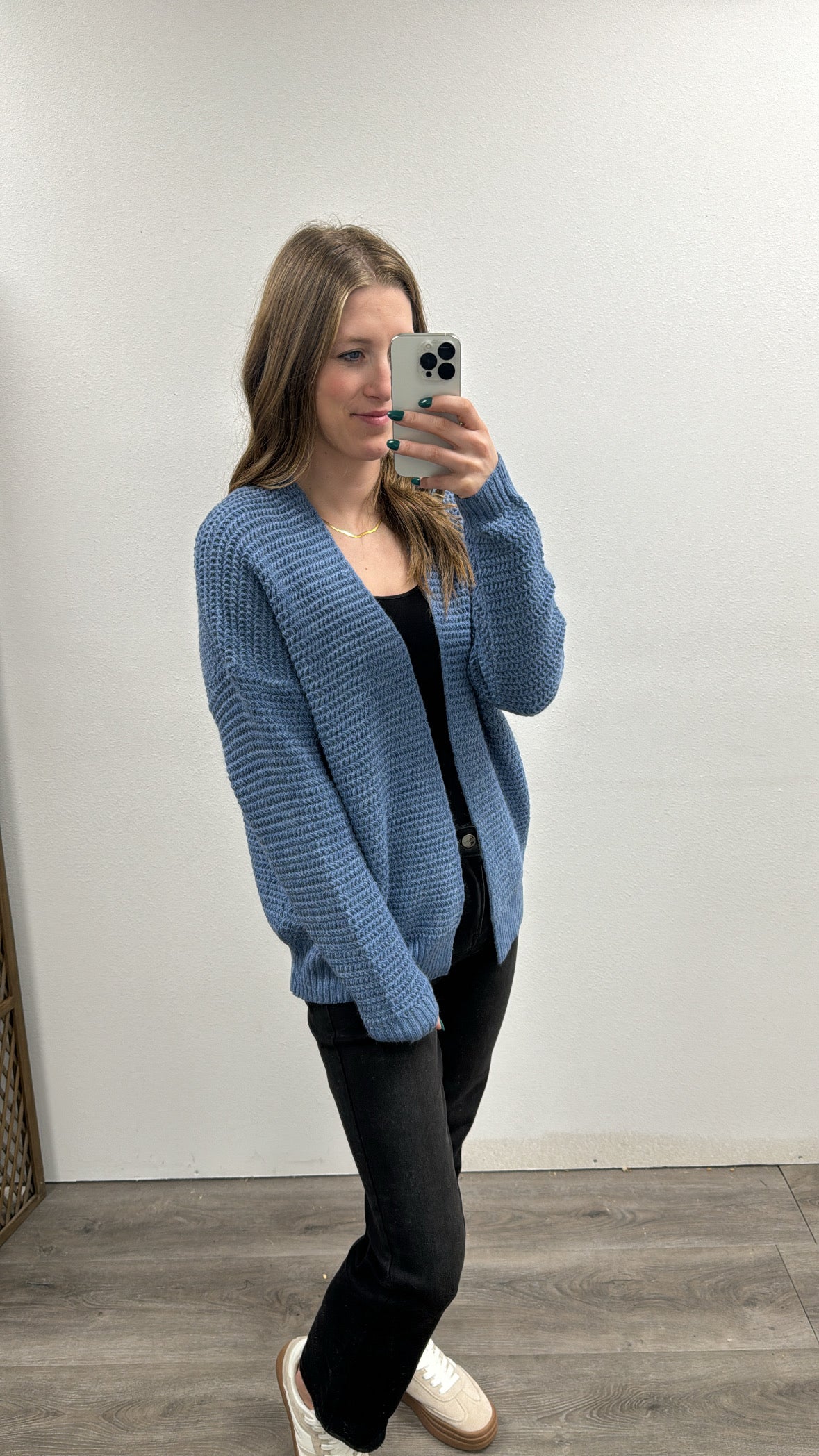 Open Texture Cardigan